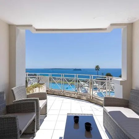 Blue View - Terrace With Sea View, Pool, Air Conditioning Apartment