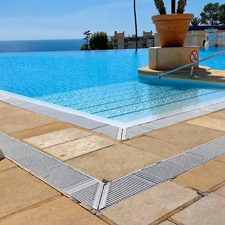 Lejlighed Blue View - Terrace With Sea View, Pool, Air Conditioning *